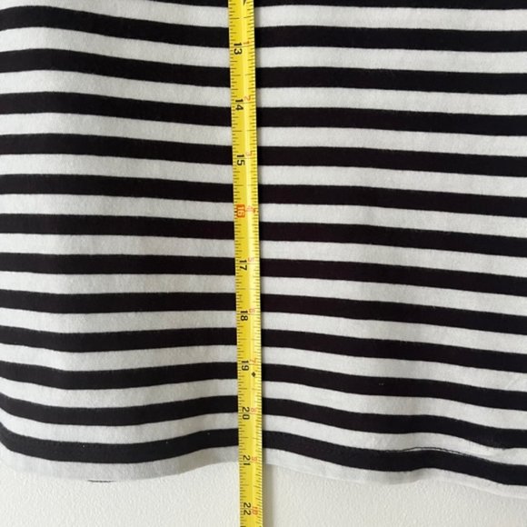 COPY - Levi's Small Navy/White Stripe T-shirt - Picture 4 of 10